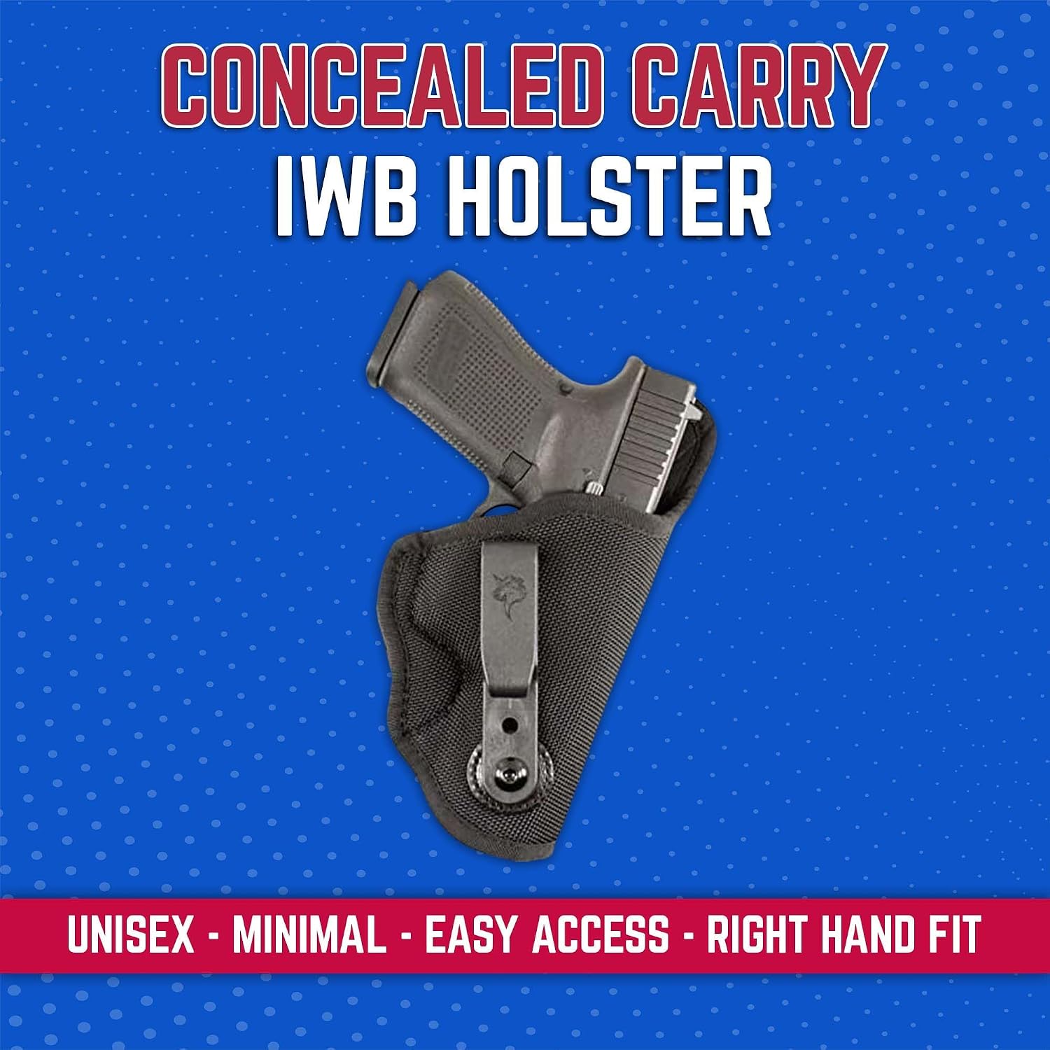Desantis Variable 87 IWB Holster - Fits Glock 26/27/43 & More - Right Hand