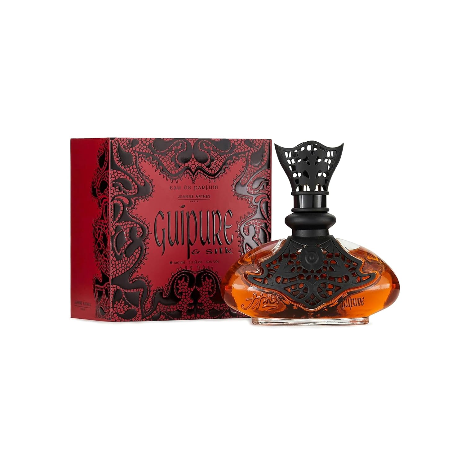 Jeanne Arthes - Guipure & Silk Eau De Parfum - Spray Perfume for Women - Floral Scent - Notes of Sweet Almond, Licorice