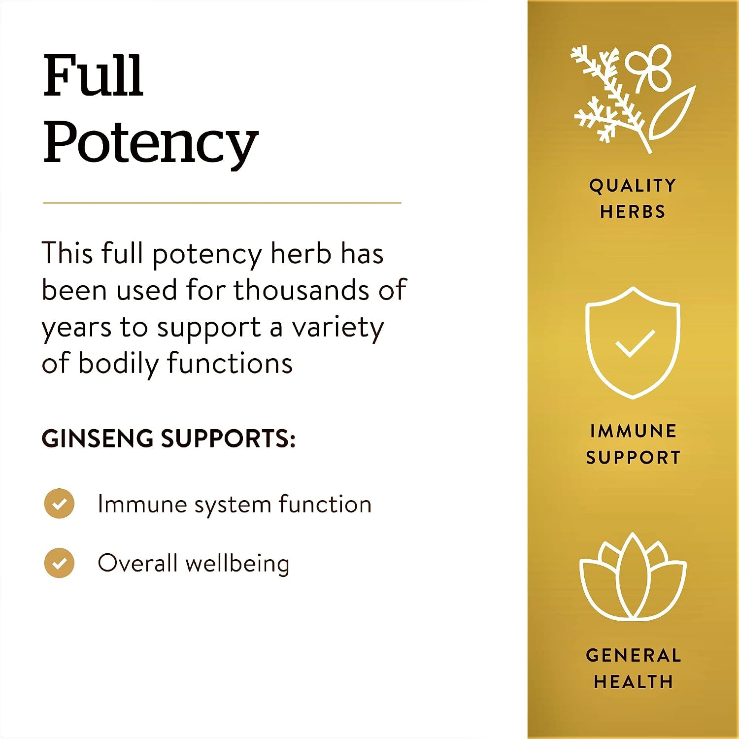 Solgar Korean Ginseng Root Extract, 60 Vegetable Capsules - Immune Support | Standardized, Full Potency (SFP) - Non-GMO, Vegan, Gluten Free