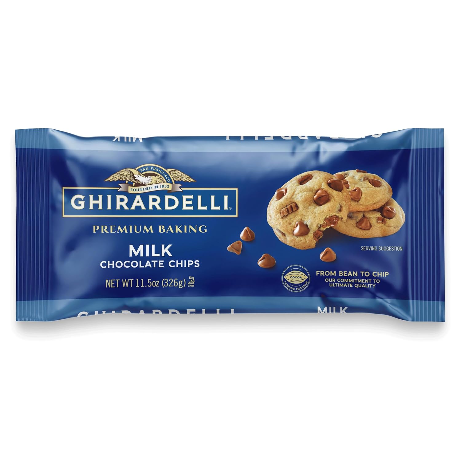 Ghirardelli, Baking Chips Semi Sweet, 12 Ounce