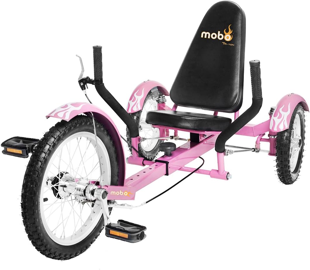 Mobo Triton Pedal Go Kart Trike. Kids 3-Wheel Bike. Youth Cruiser Tricycle