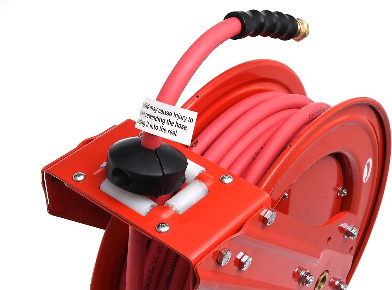 MILTON Industrial Hose Reel 2790-50D, Auto Retractable, Chemical Resistant, Prevent Cracking, Flexible in Extreme Conditions, 1/2” Hose ID