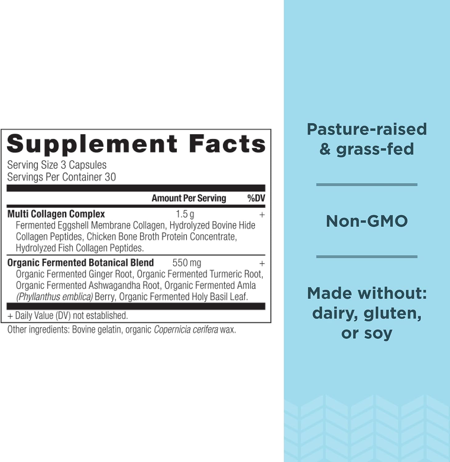 Ancient Nutrition Hydrolyzed Multi Collagen Peptides Capsules | Women & Men, Vitamin C, Probiotics, Grass-fed Hydrolyzed Collagen, Supports Skin, Hair