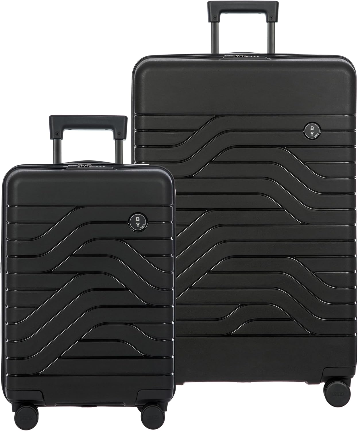 Bric's B|Y Ulisse Checked Luggage with Spinner Wheels – Expandable Lightweighted Hard Shell Suitcase, TSA Combination Lock - Removeable Wash Bag Included - 30 Inch, Mango