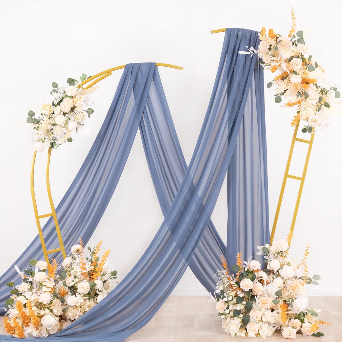 Wedding Arch Draping Fabric Sheer Chiffon Curtain Drape Wedding Party Decor