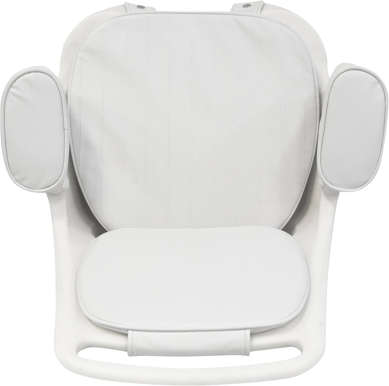 Wise 8WD1007-3-710 Captains Chair with Cushions and Mounting Plate, White