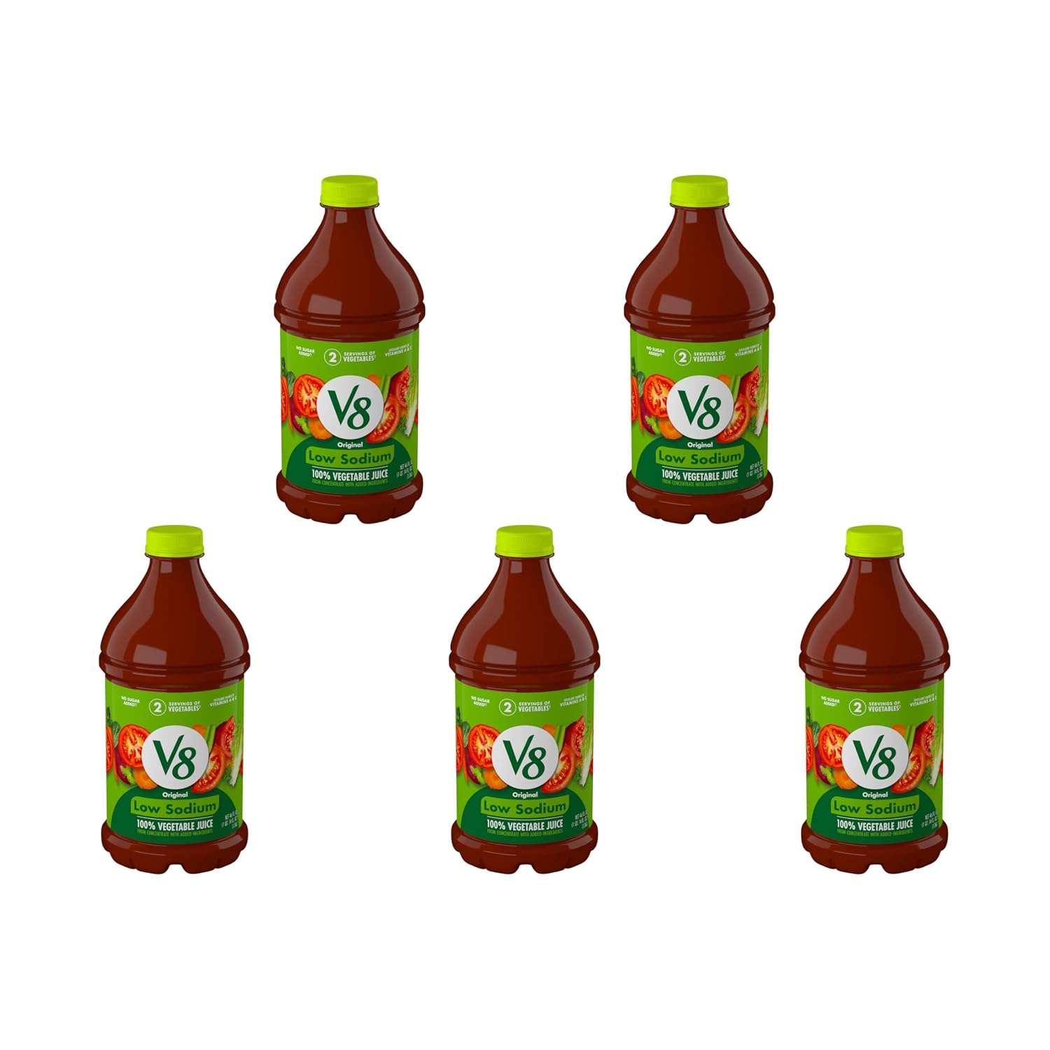 V8 Original 100% Vegetable Juice, 12 fl oz Bottle (12 Pack)