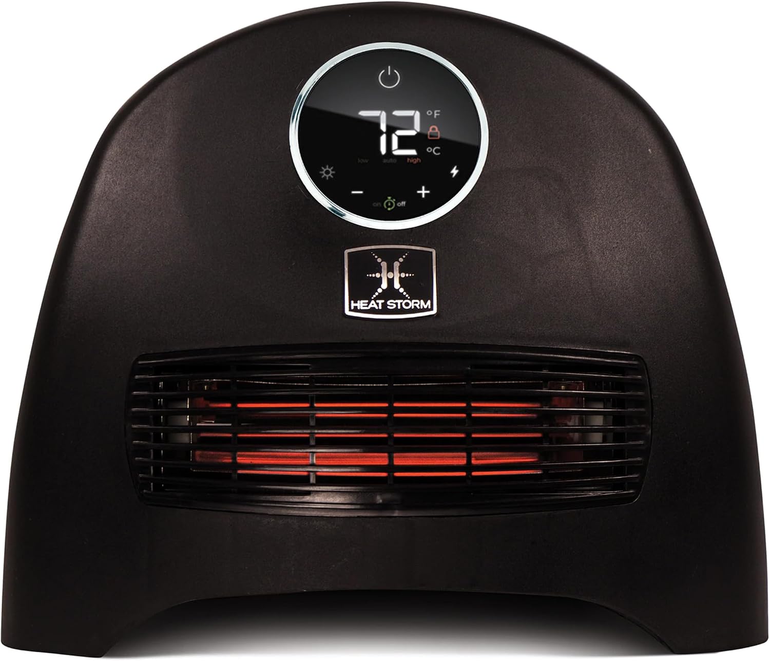 Heat Storm Mojave Indoor Ultra Lightweight Portable Infrared Space Heater - 1500 Watts - Built in Thermostat & Overheat Sensor - Remote Control