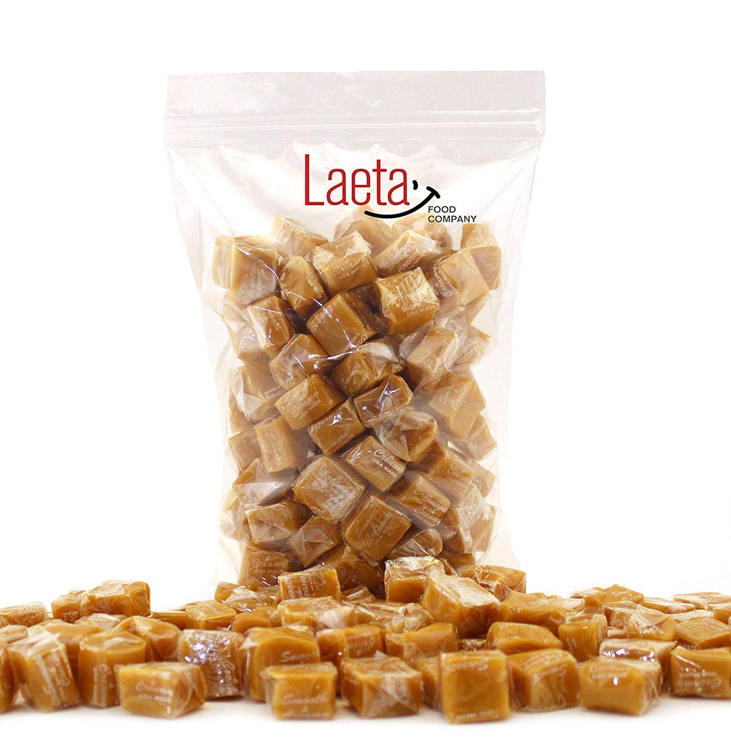 Caramel Candy Individually Wrapped, Caramel Cubes, 2 Lb Bag