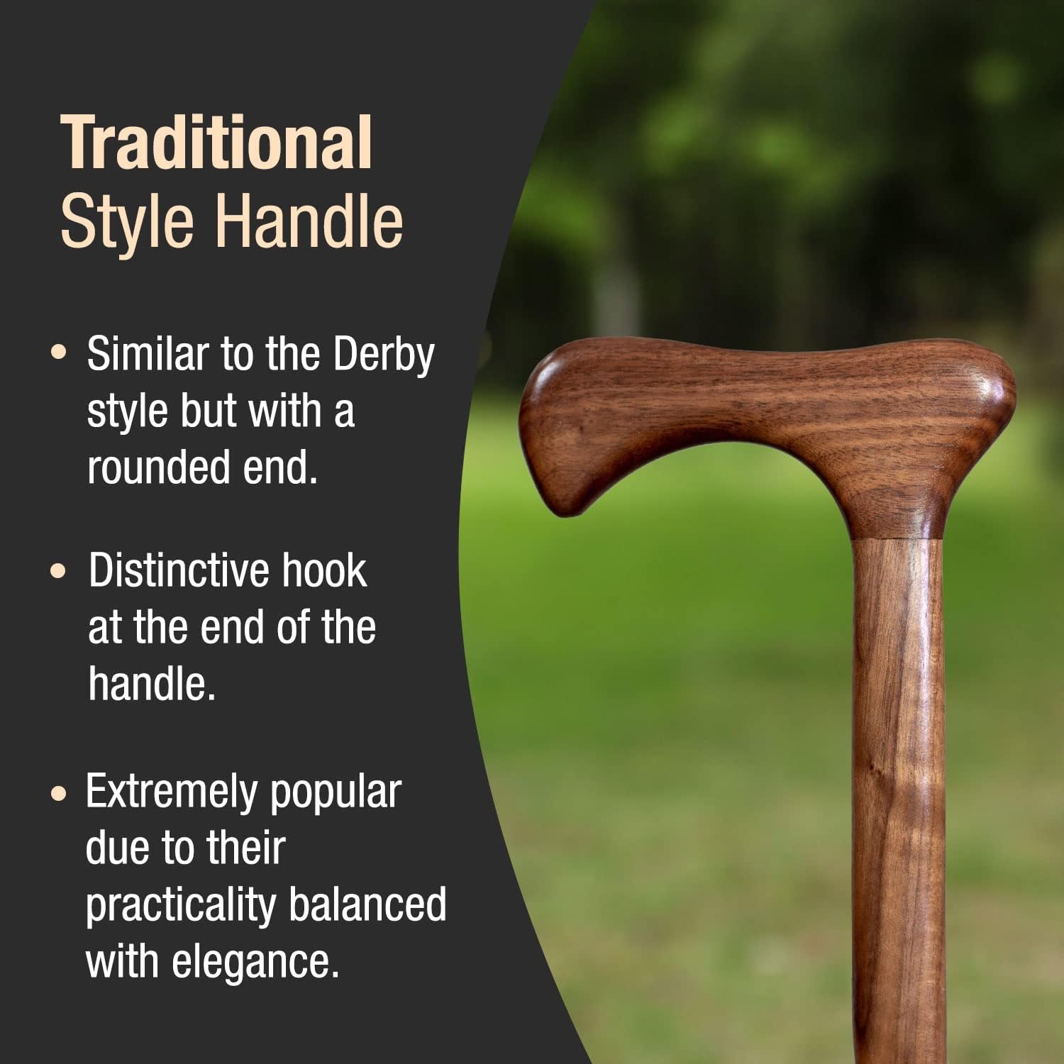 Brazos Handcrafted Wood Walking Cane, Twisted Cocobolo, Derby Style Handle, for Men & Women, Made in the USA, 37"