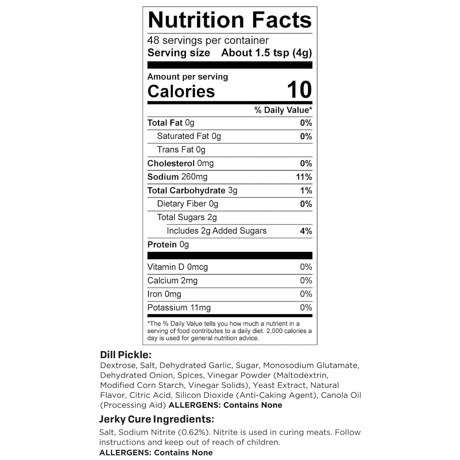 Nesco Bjdp-6, Dill Pickle Jerky Seasoning, 3Count