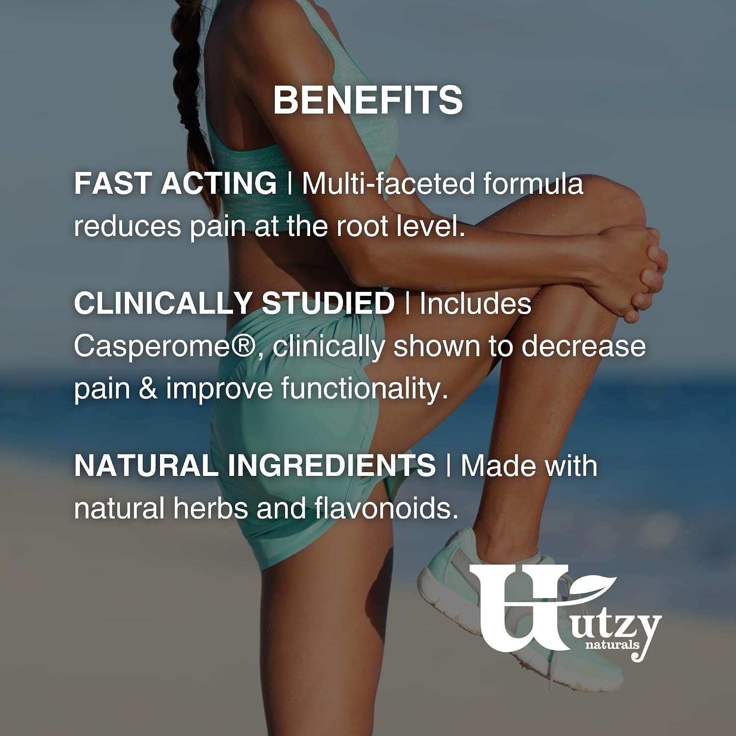 Boswellia Phytosome 250 mg with Casperome, Plus Ginger 400 mg, Devil's Claw & Rosemary AquaROX, Joint Comfort & Healthy Inflammation Response