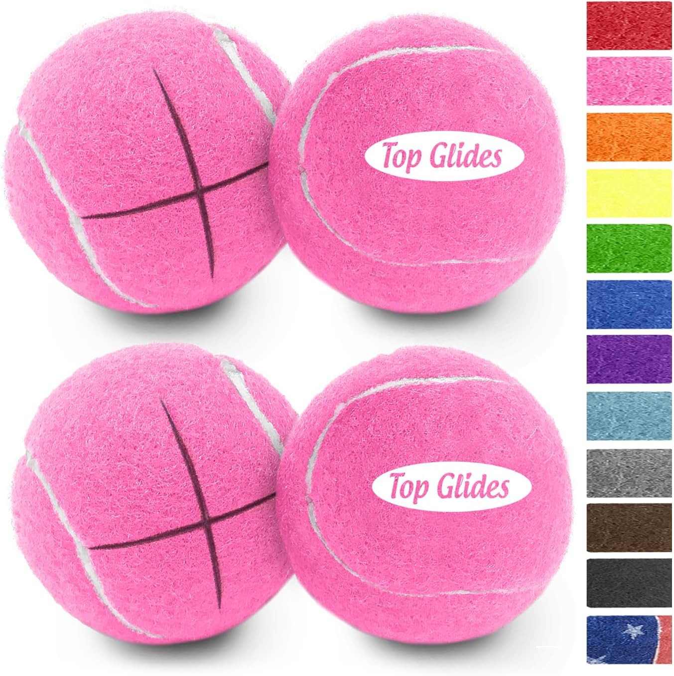Top Glides Precut Walker Tennis Ball Glides