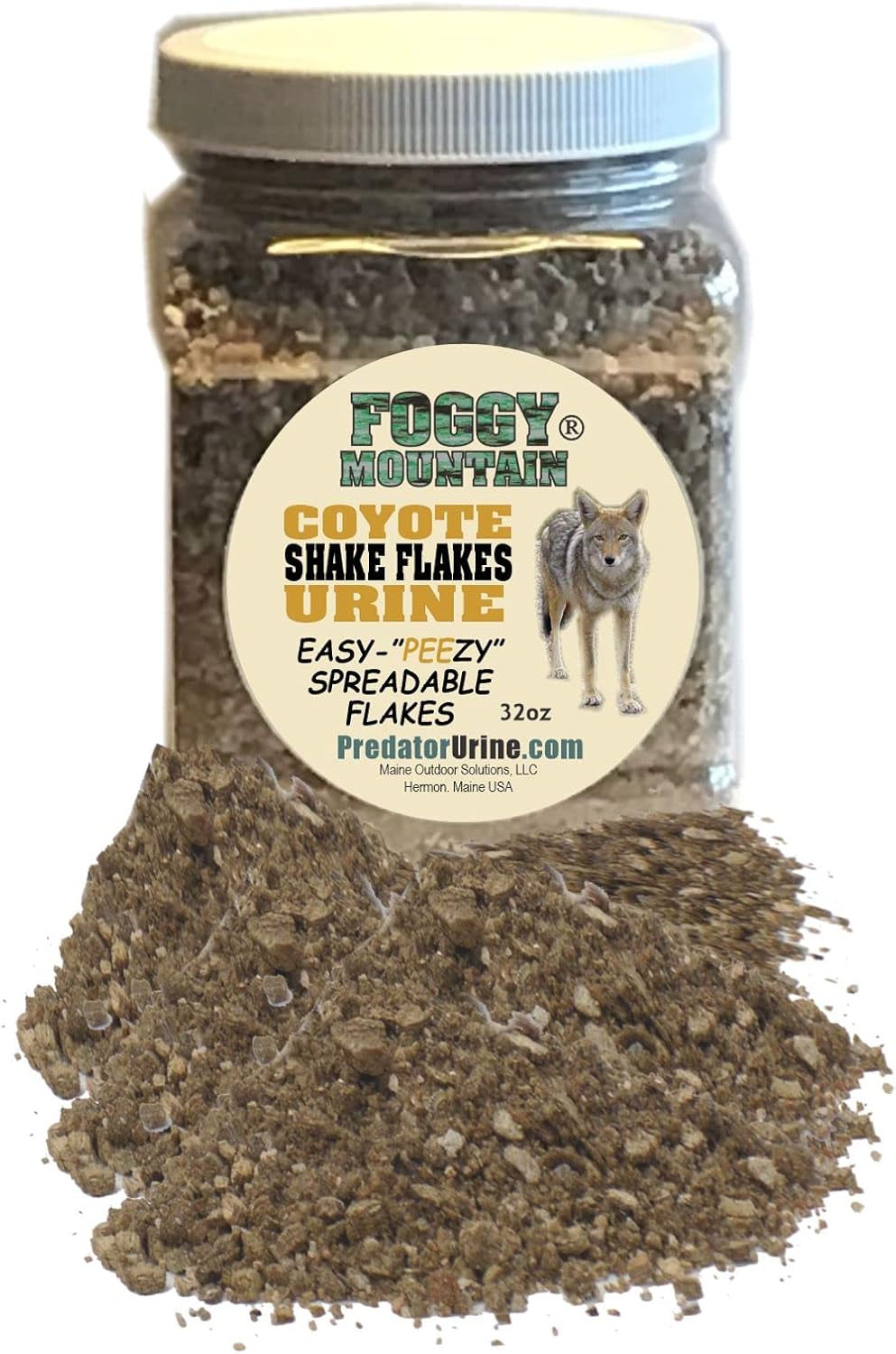 Urine Shake Flakes Natural Predator Scent Outdoor