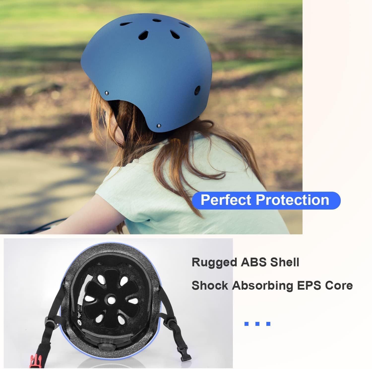 Besttravel Kids Helmet, Toddler Adjustable Kids Ages 3-8 Years Old Boys Girls Multi-Sports Safety
