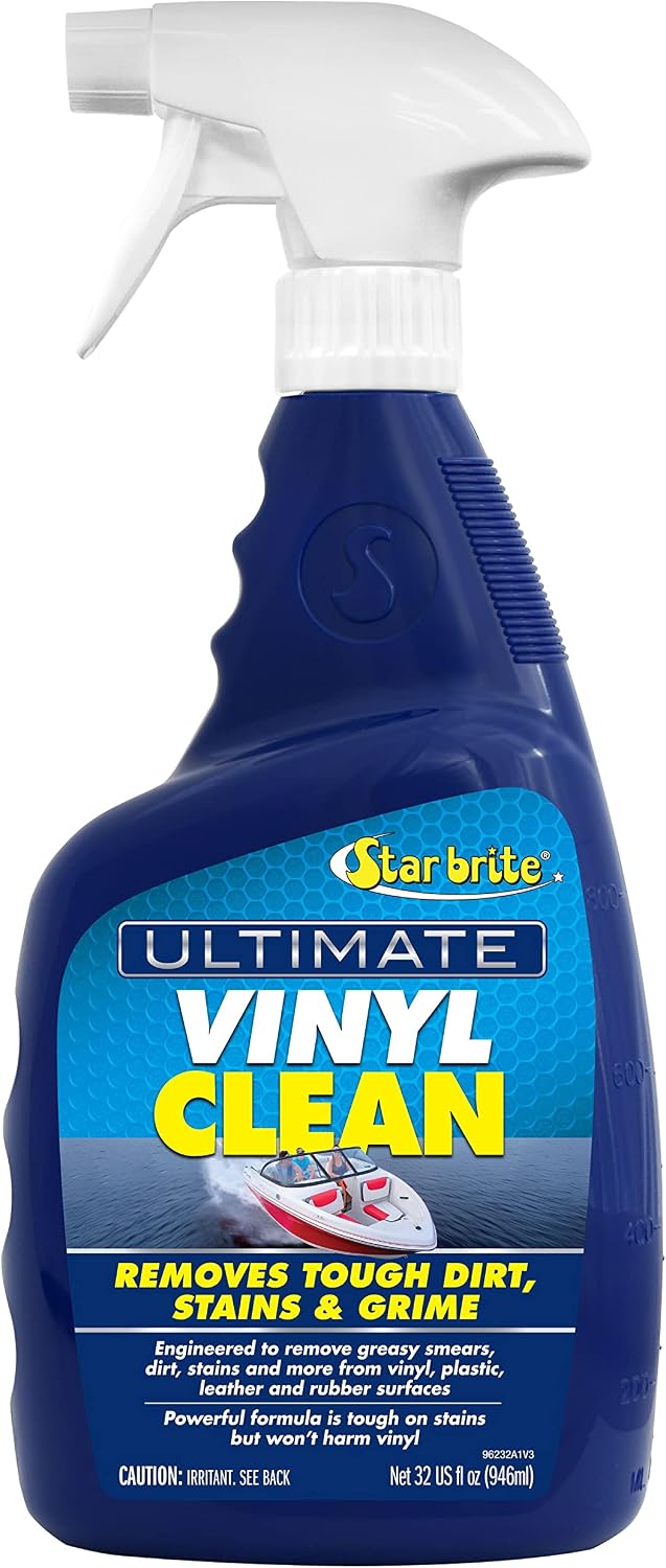 STAR BRITE Ultimate Vinyl Clean Multi-Surface Cleaner | Spray away the toughest dirt, grime, and greasy stains from vinyl, plastic, rubber
