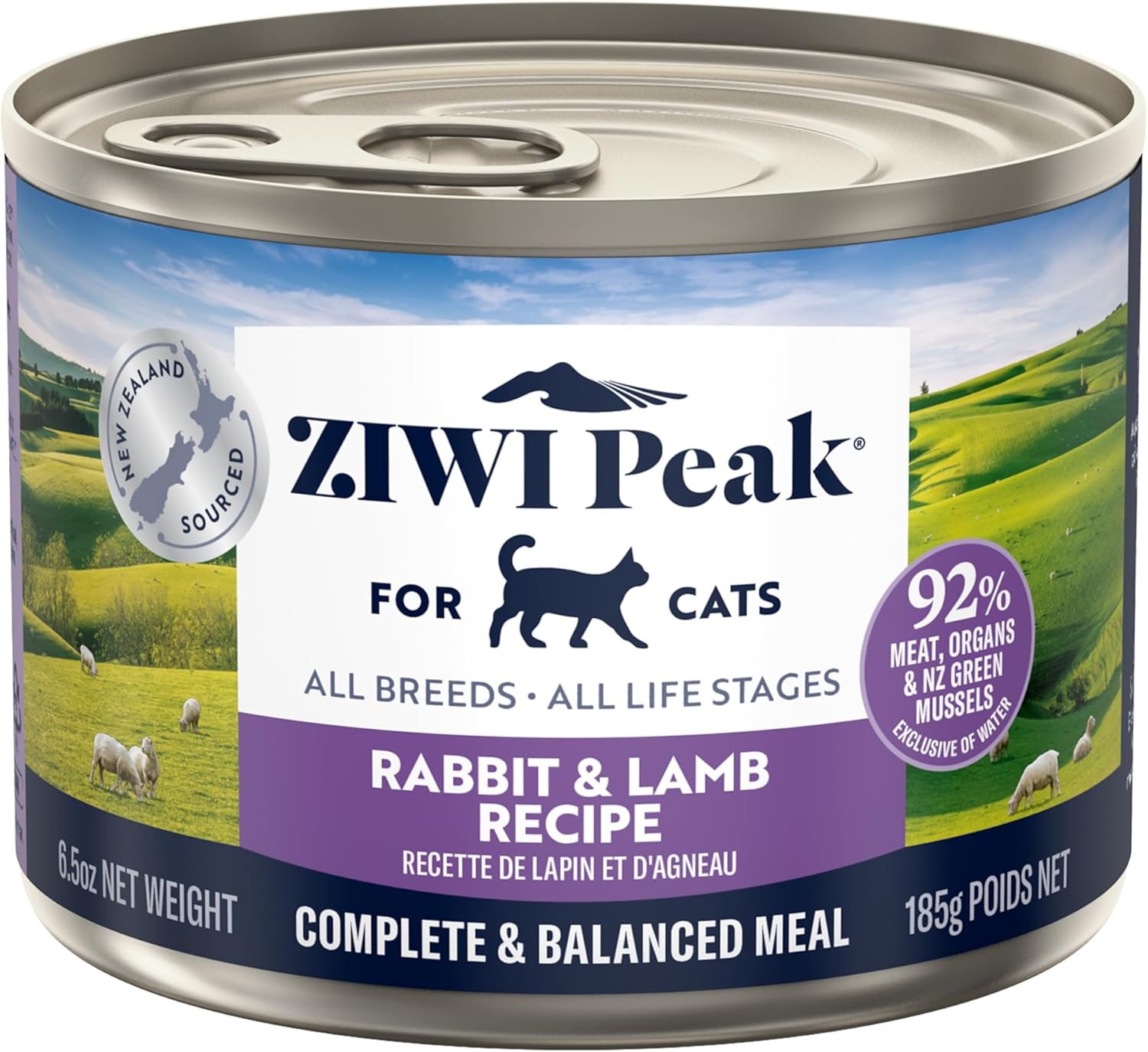 ZIWI Peak Wet Cat Food – All Natural, High Protein, Grain Free, Limited Ingredient, with Superfoods (Venison, Case of 12, 6.5oz Cans)