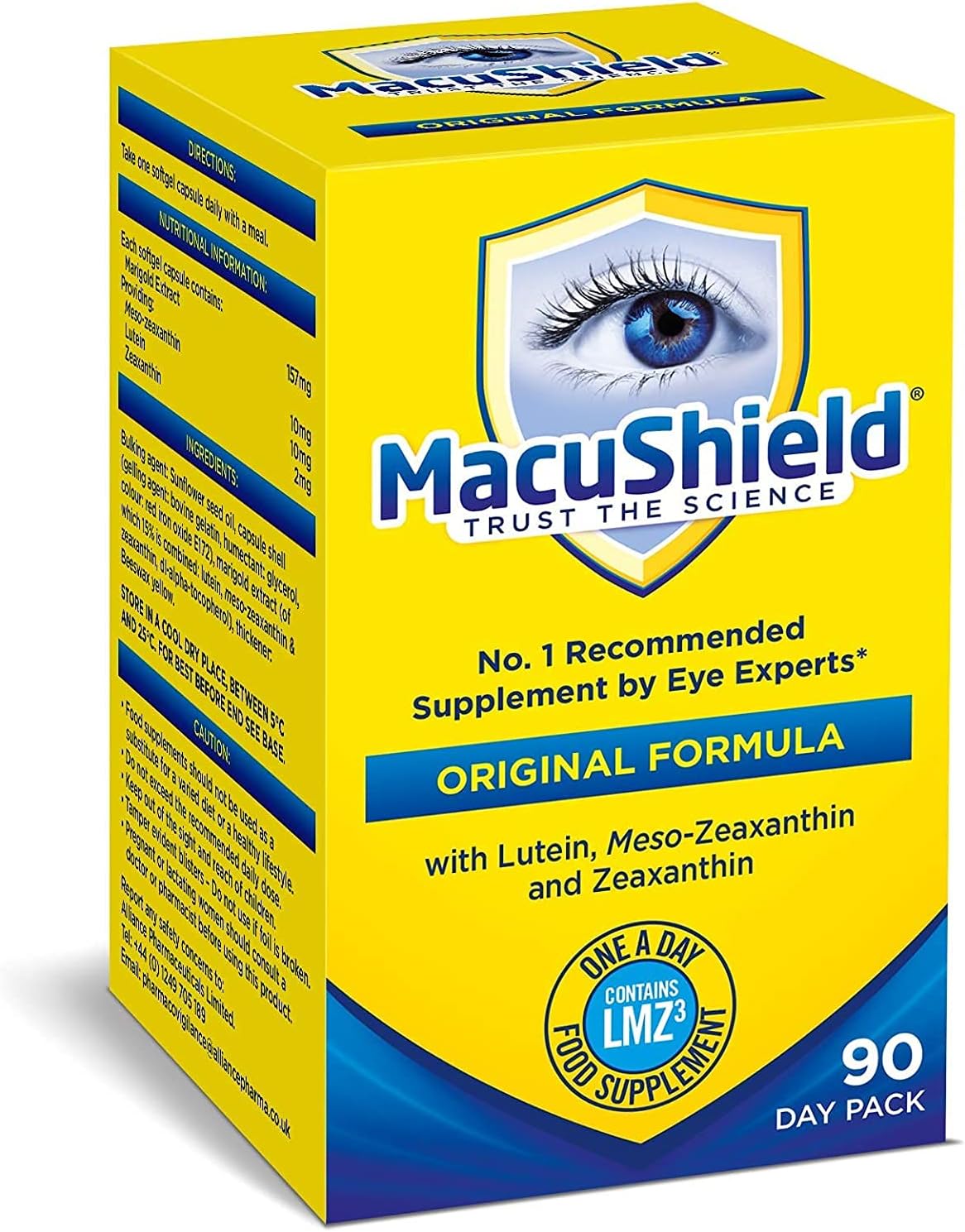 MACUSHIELD 90 CAPSULES (PACK OF 6) SUPER SAVER by Hampton Brands Ltd
