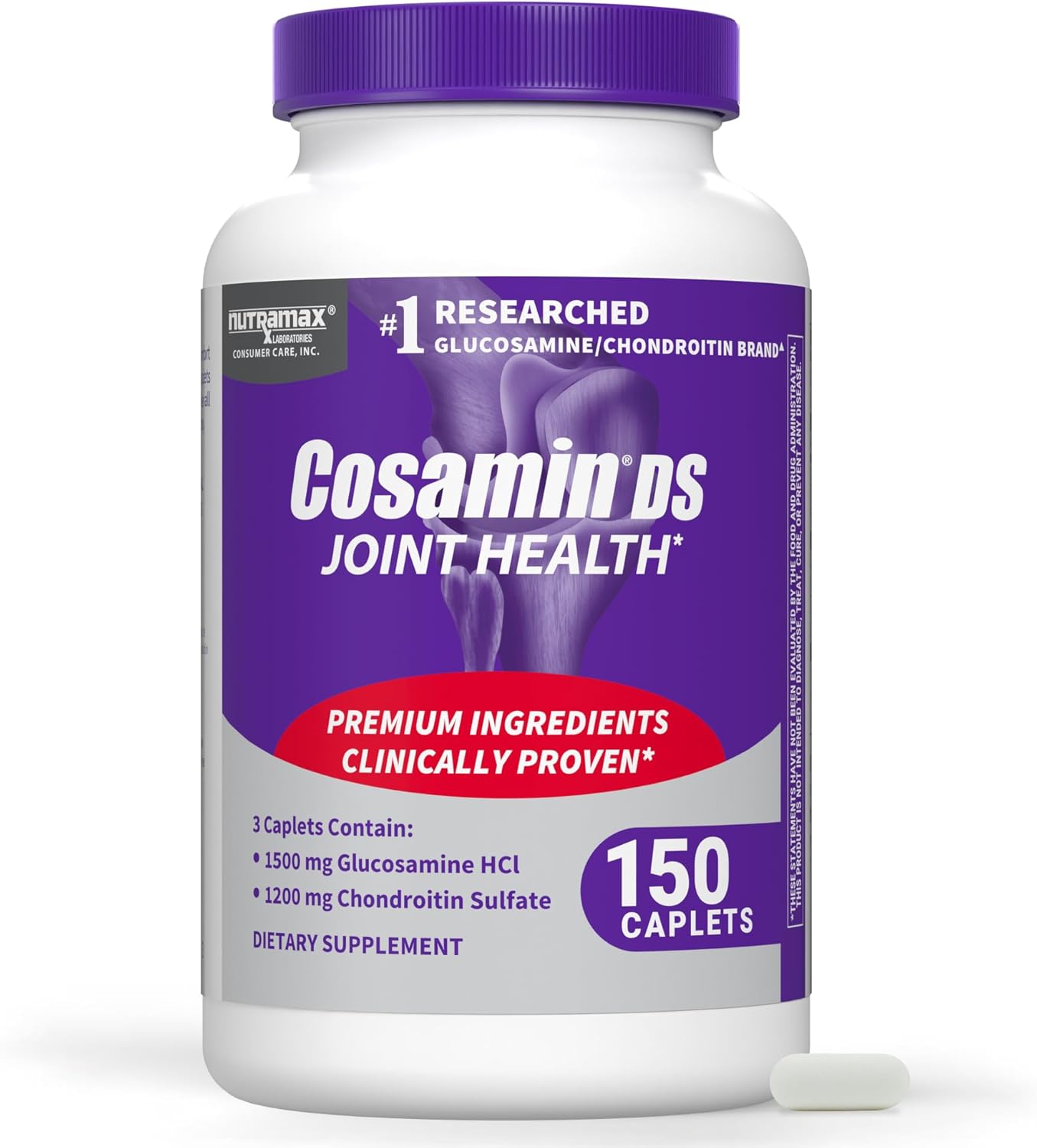 Nutramax Cosamin DS Joint Supplement, Glucosamine Chondroitin, 180 Capsules