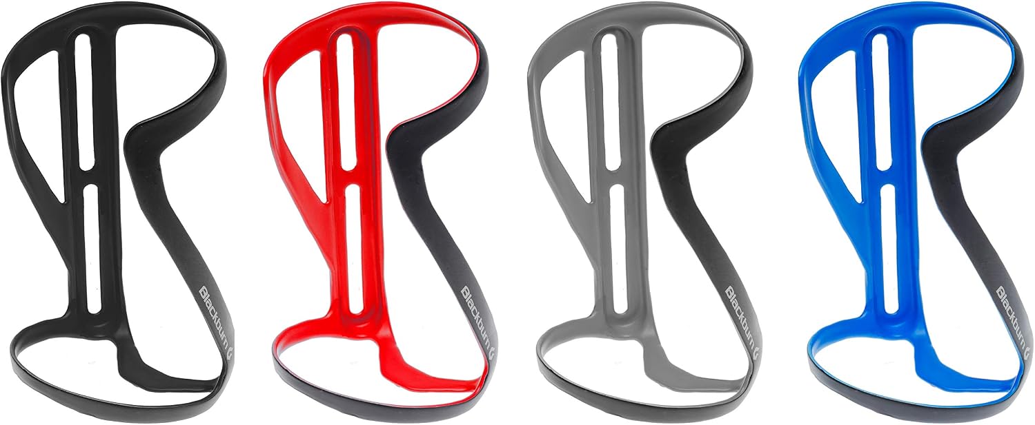 Blackburn Clutch Carbon Side-Entry Bike Bottle Cage (Grey, Left)