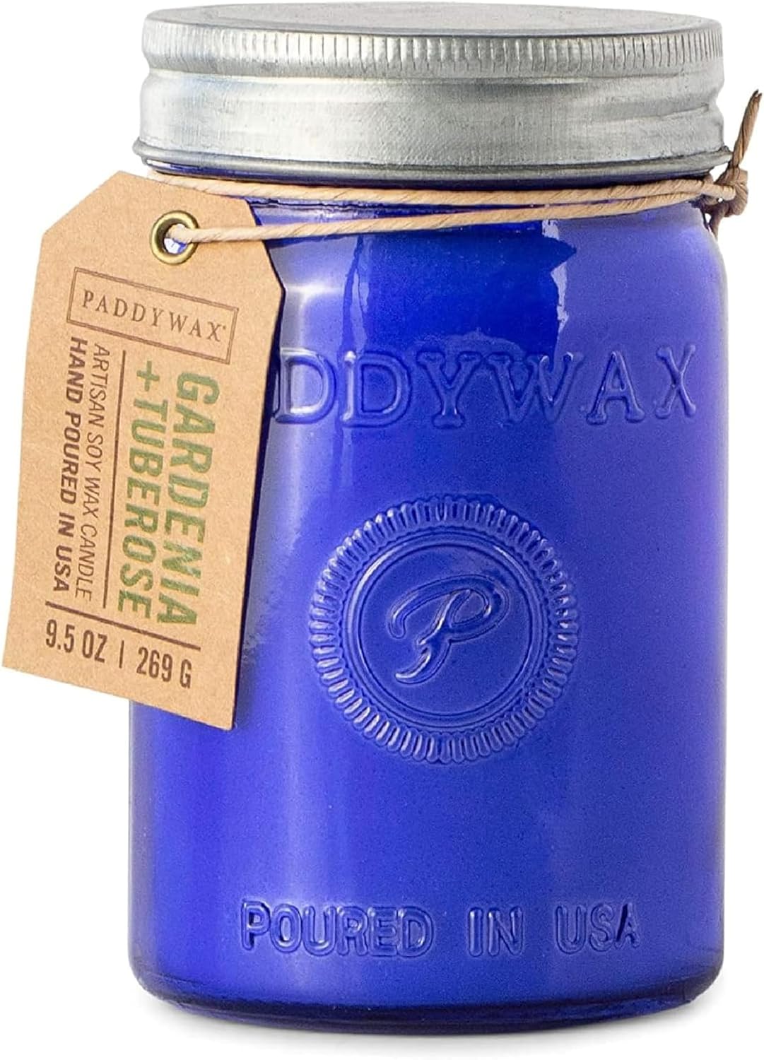 Paddywax Relish Soy Wax Artisan Candle, Balsam + Fir, 9.5 oz | Scented Candle in Glass Jar with Lid