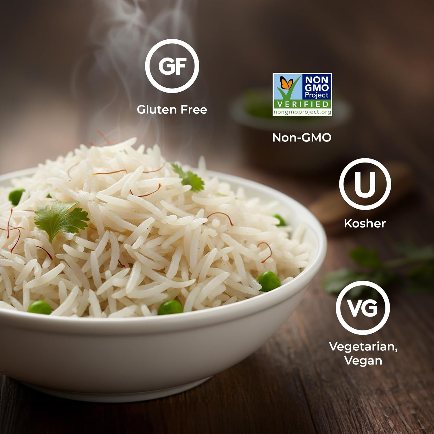 Daawat Traditional Basmati White Rice - 10 lb Bag | Authentic Extra Long Grain Basmati Rice - Great for Curries, Pilafs & Indian Recipes - Cook in Microwave or on Stove Top