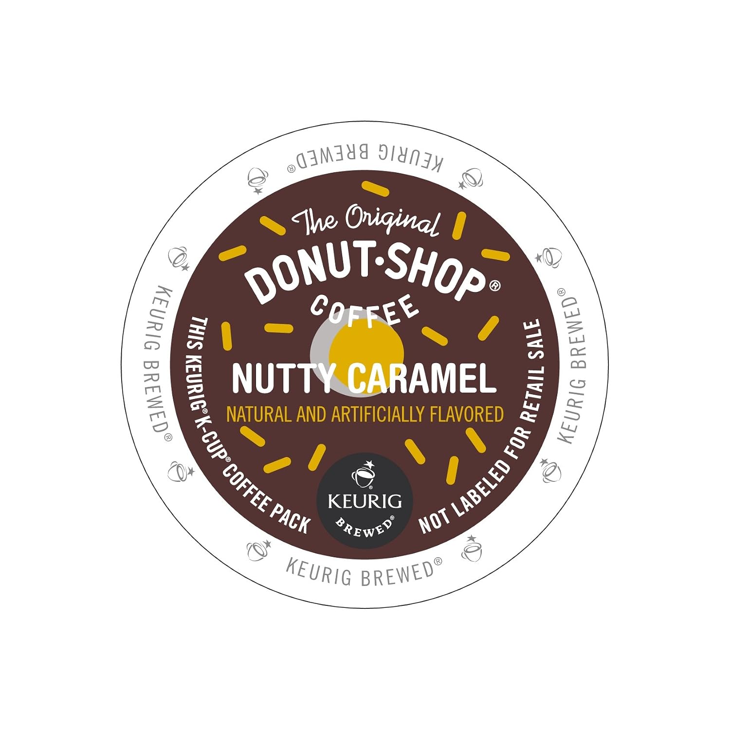 The Original Donut Shop Coffee,medium roast pods Coconut Mocha, 4.1 Ounce, 12 Count