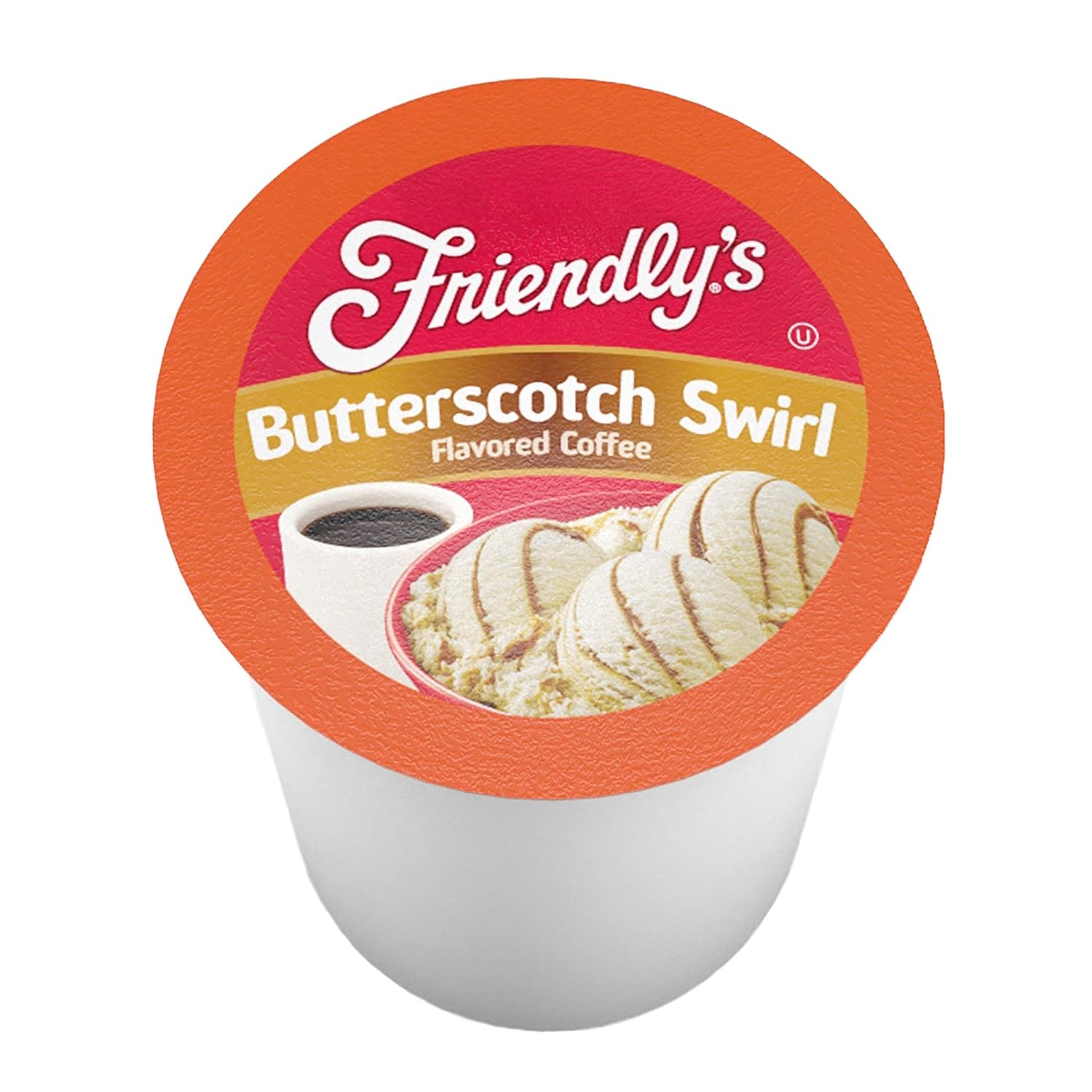 Friendly's Chocolate Mint Ice Cream Flavored Coffee Pods for Keurig K Cup Brewers, Mint Chocolate Chip, 40 Count (Pack of 1)
