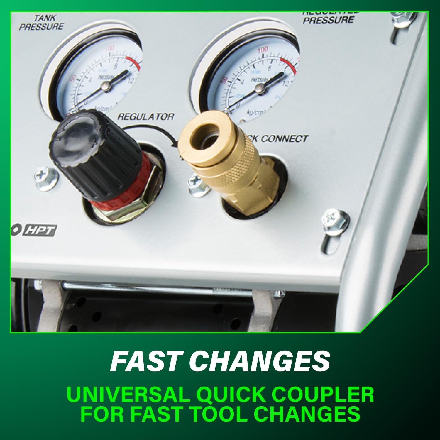 Metabo HPT Quiet Air Compressor, Portable 1 Gallon Oil-Free Air Compressor, Ultra-Quiet Operation at 59 dB
