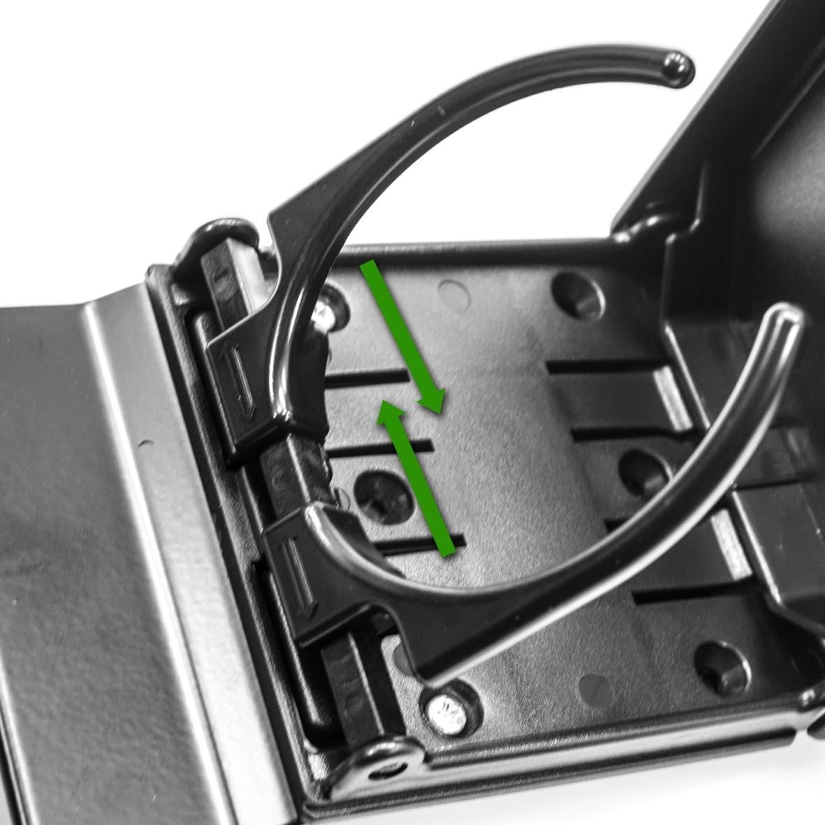 Pride Mobility Cup Holder Folding Go-Go Scooter C-Style Molded Seat Armrest Black