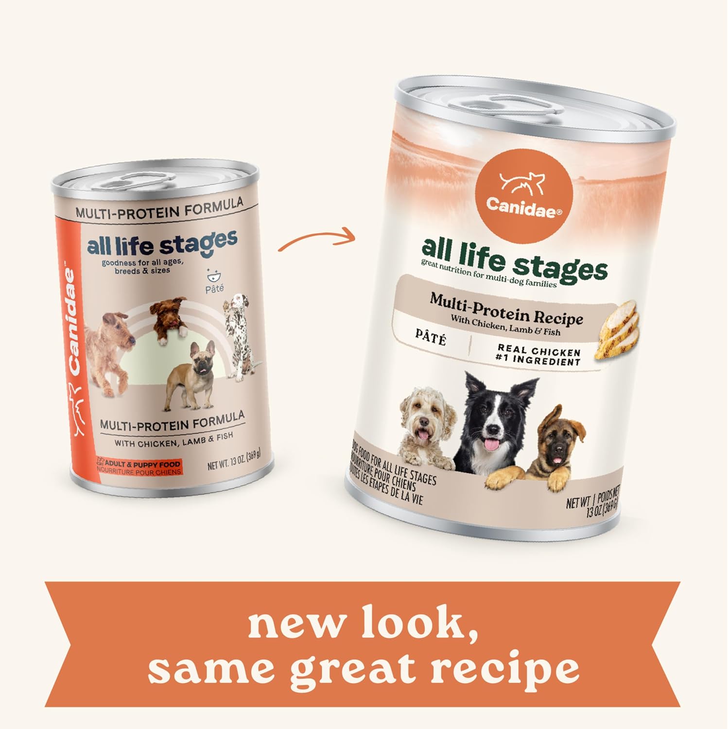 Canidae All Life Stages Premium Wet Dog Food for All Breeds, All Ages, Chicken & Rice Recipe, 13 oz. (Case of 12)