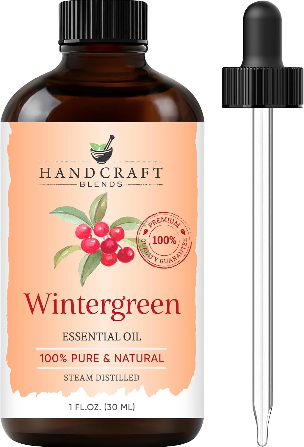 Handcraft Blends Peppermint Essential Oil – Huge 4 Fl Oz – 100% Pure and Natural – Premium Grade Essential Oil for Diffuser and Aromatherapy, Skin, Massage, Candle and Soap Making Fragrance