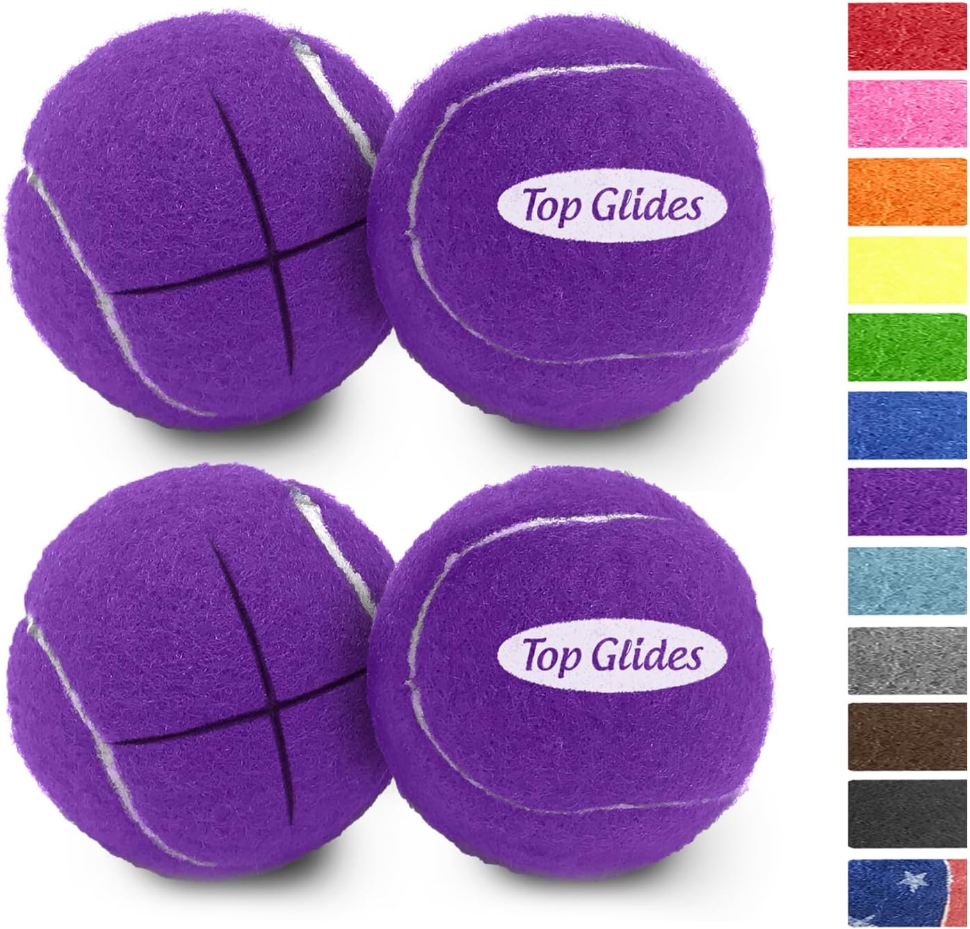 Top Glides Precut Walker Tennis Ball Glides