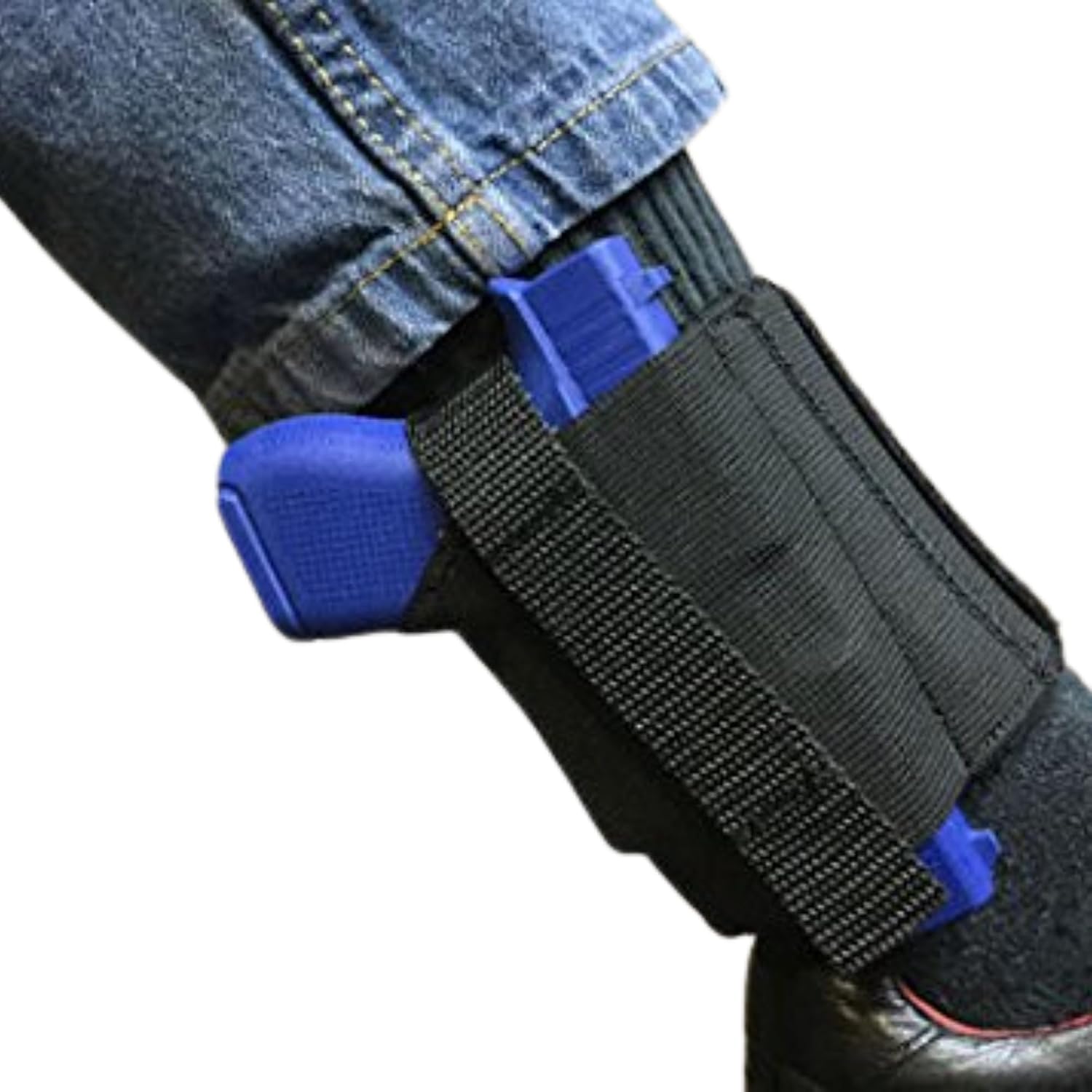 Daltech Force­ Ankle Holster and Mag Holster with Padded Neoprene - CCW Concealed Carry Gun Ankle Holster, Black