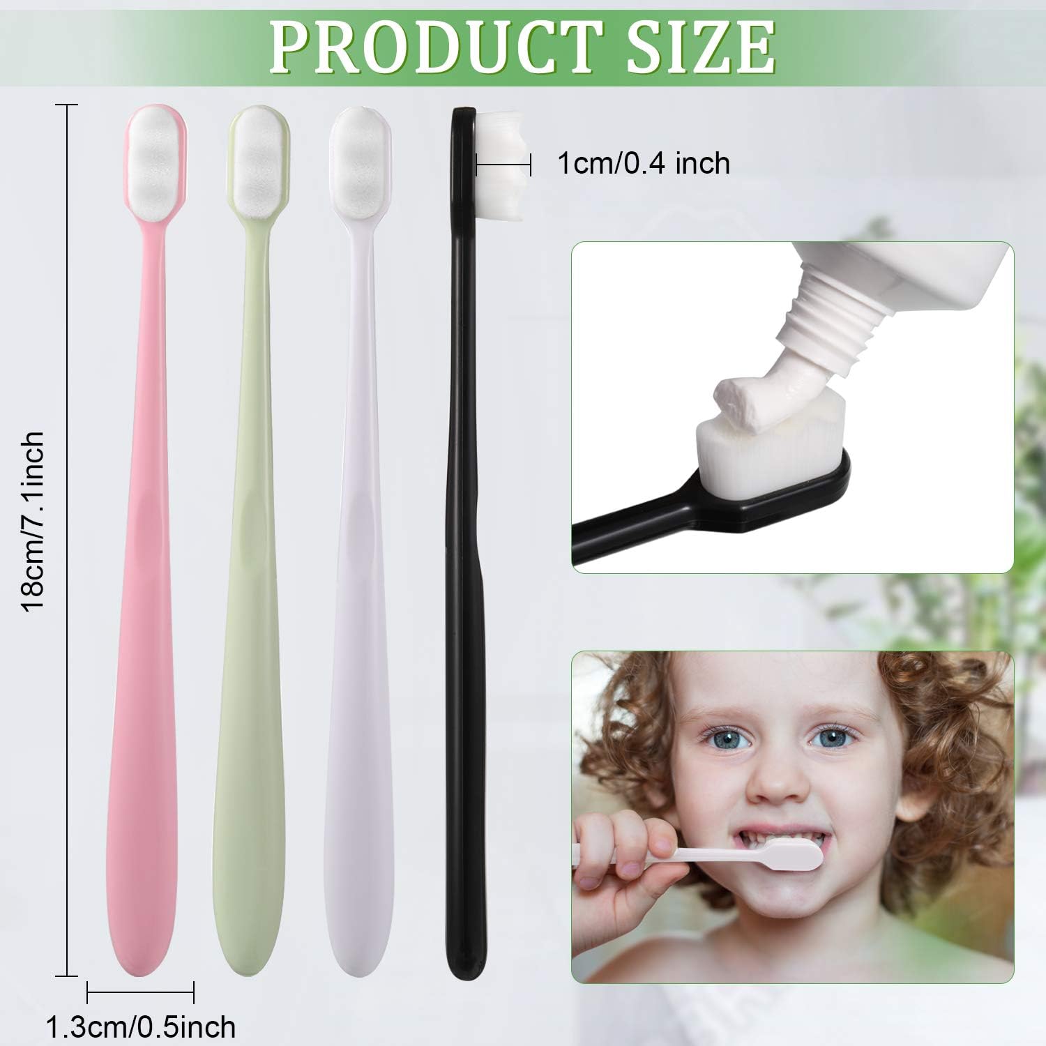 Patelai 16 Pieces Extra Soft Toothbrush 20000 Bristles