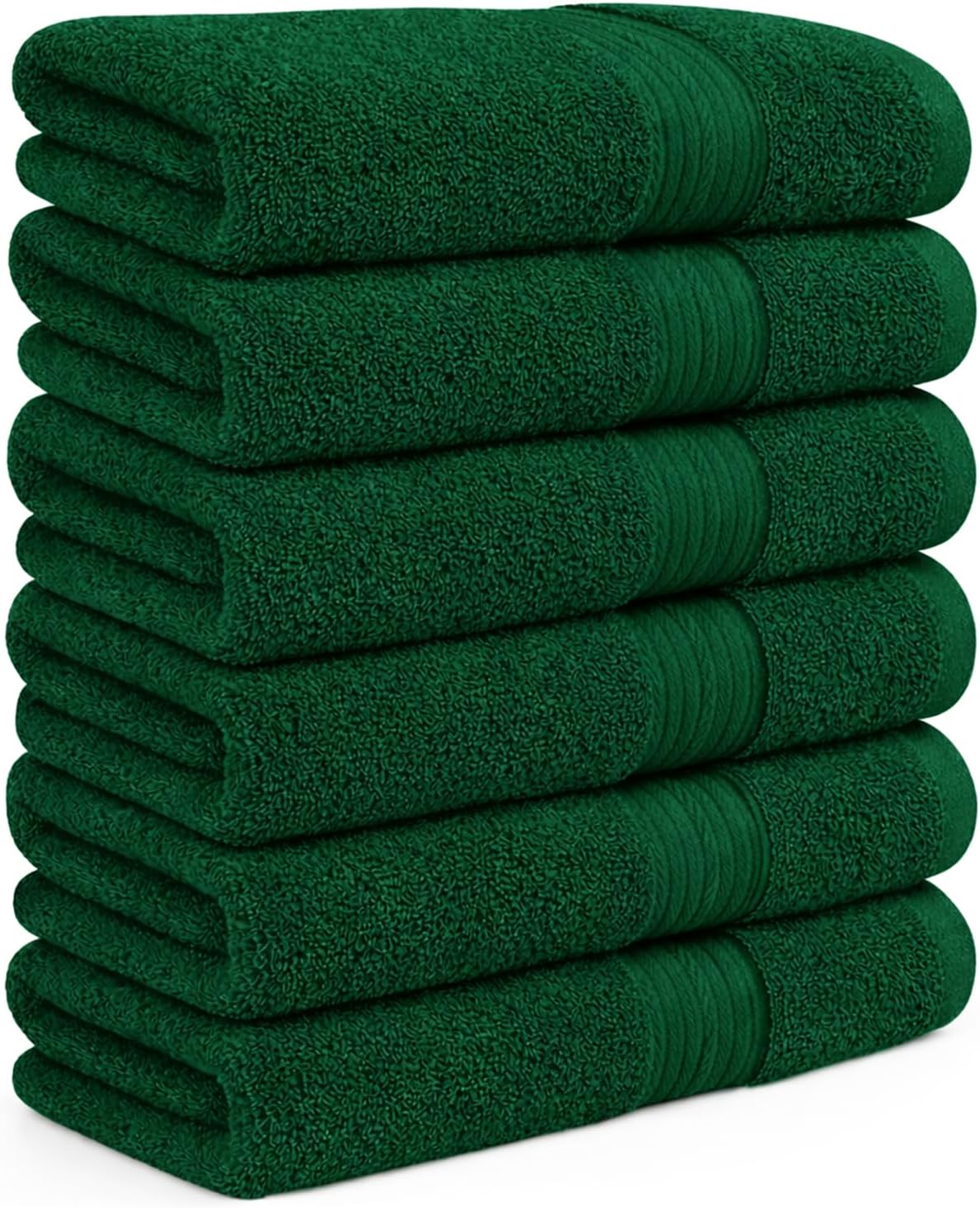 Ample Decor 100% Cotton Hand Towels 18x28 Inches, 600 GSM, Soft & Absorbent, Set of 12, Purple