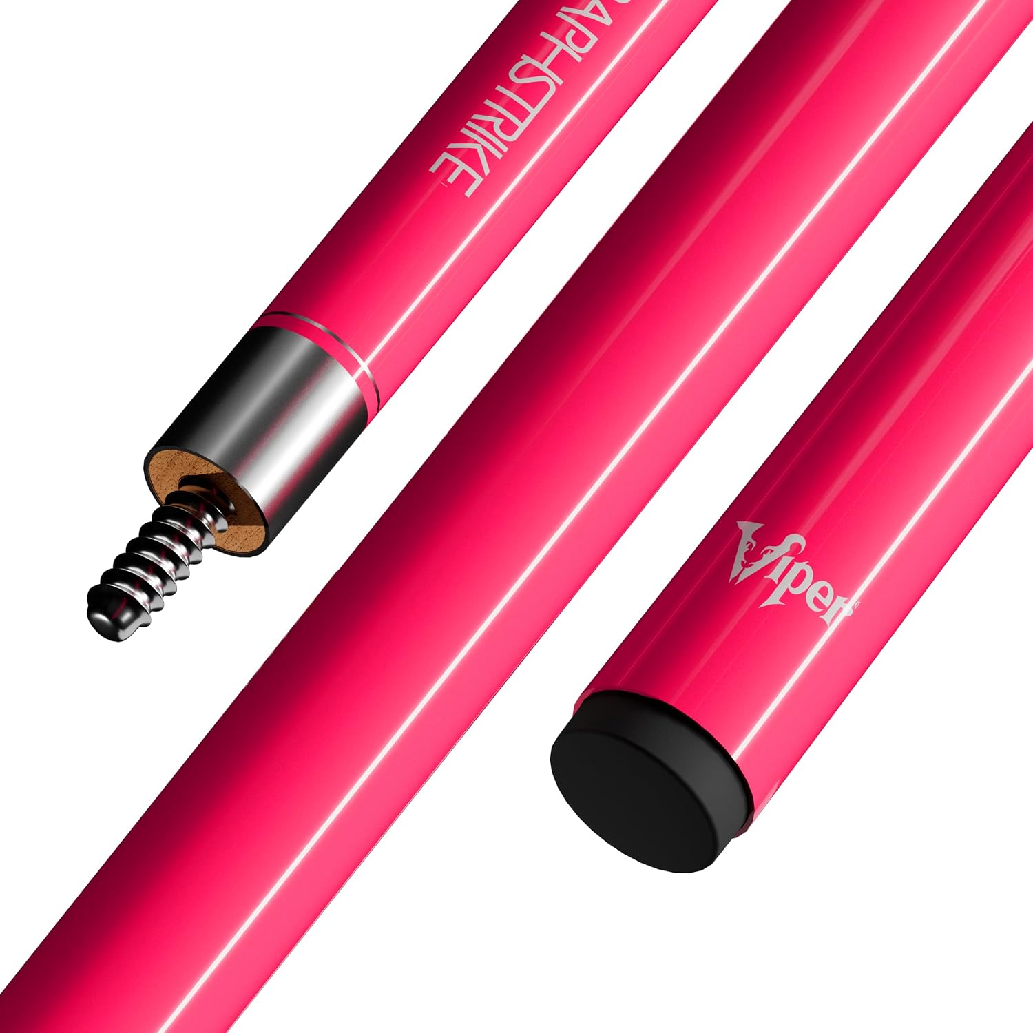 Viper by GLD Products Graphstrike Fiberglass 58" Pool Cue Stick, 4 Colors