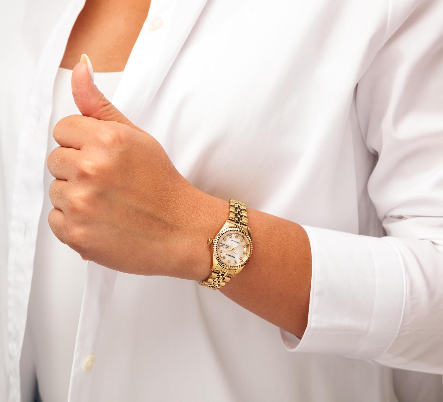 Armitron Women's Genuine Crystal Accented Bracelet Watch, 75-2475
