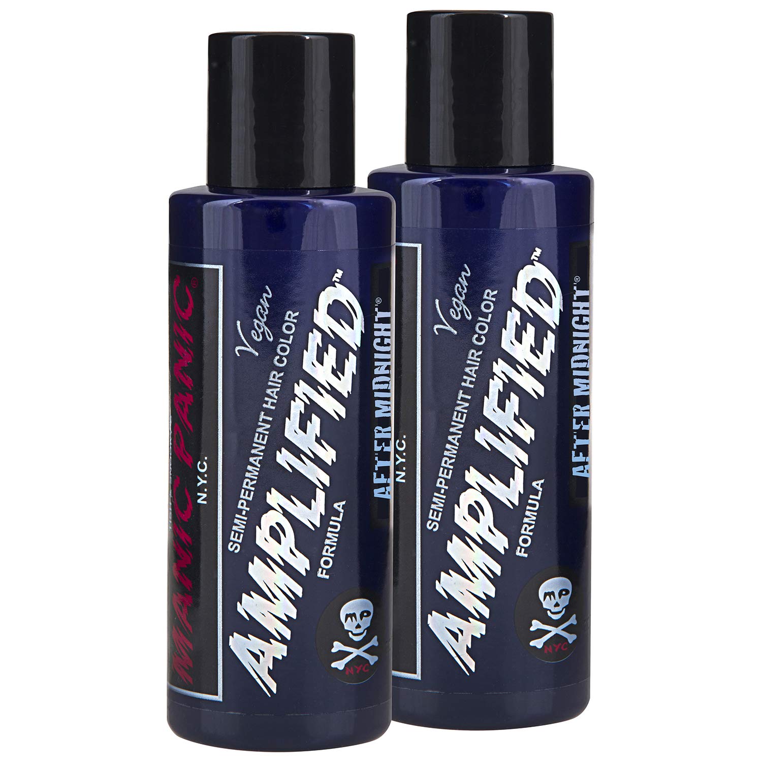 MANIC PANIC Cotton Candy Pink Hair Color - Amplified - Semi Permanent Hair Dye - Bright Pink Cool Toned Color - Glows in Blacklight - Vegan, PPD & Ammonia-Free - For Coloring Hair on Women & Men