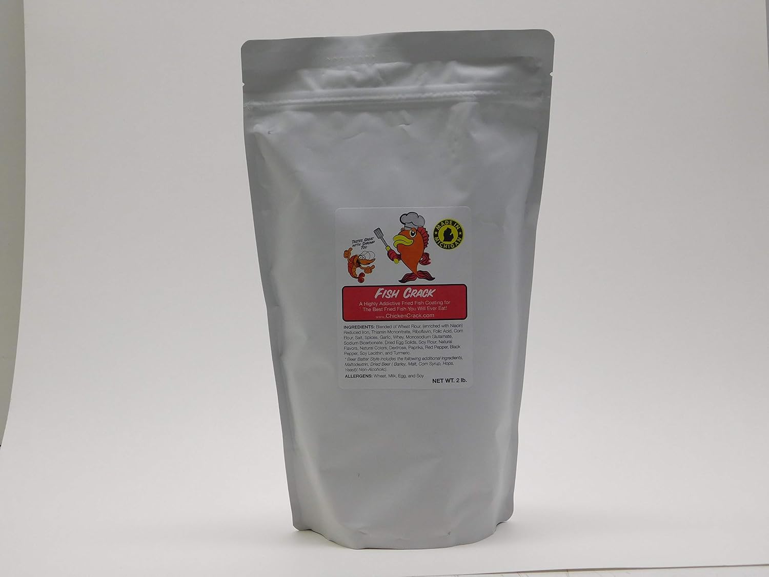 FISH CRACK Highly Addictive Fried Fish Coating!-by Chicken Crack,Large 2 pound bag!