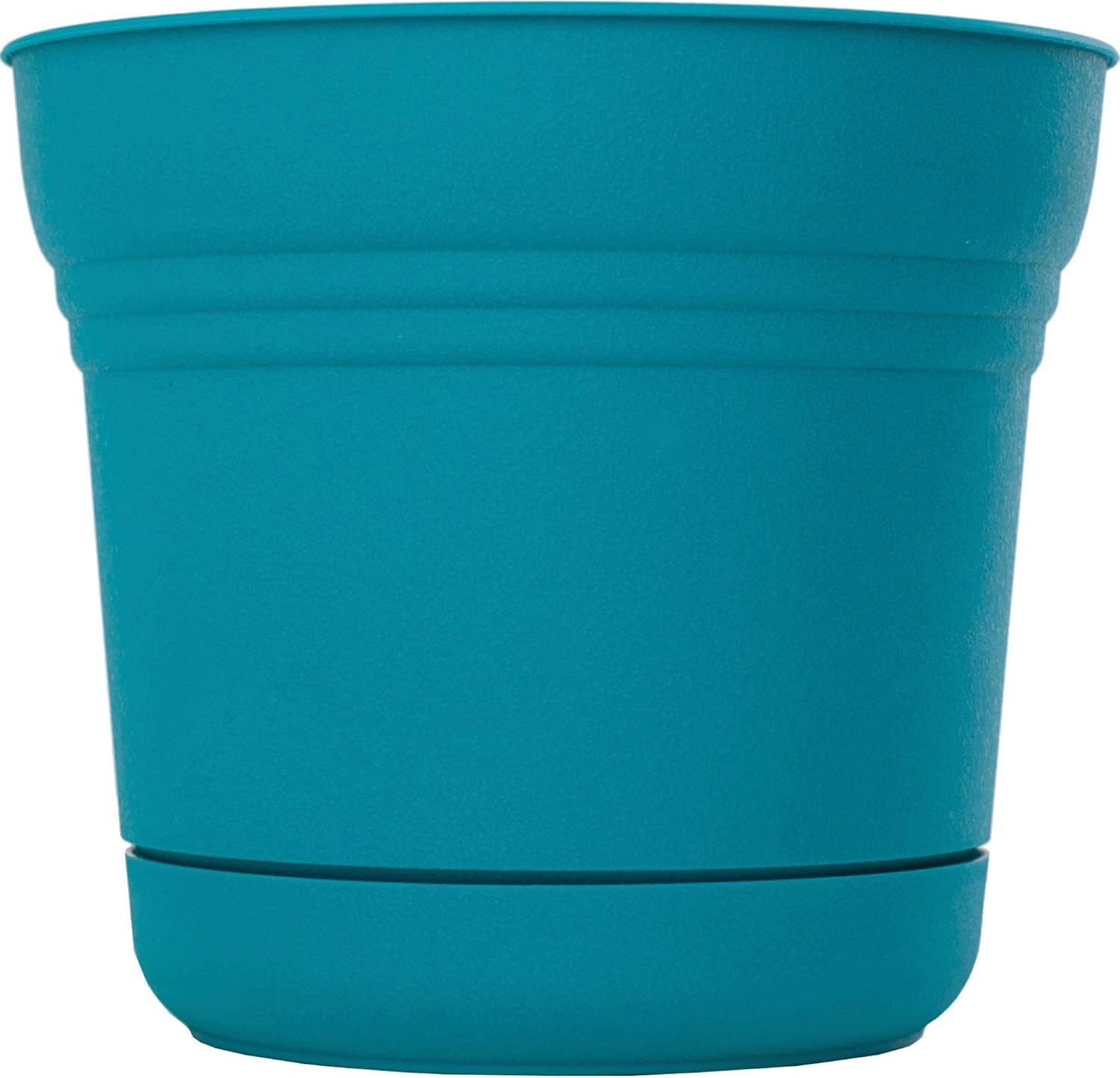 Bloem Saturn Planter with Saucer, 10", Calypso (SP1027)