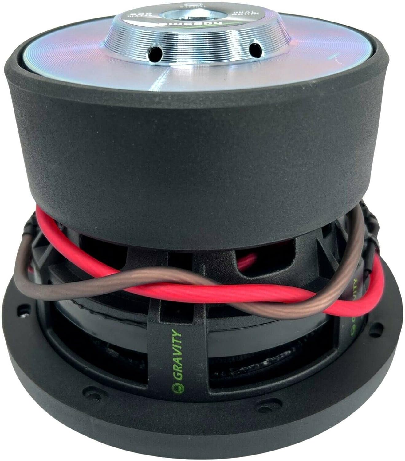 Gravity Car Vehicle Subwoofer Audio Speaker - 15 Inch Competition Grade Pressed Paper Cone, 2 Ohm DVC, Advanced Air Flow