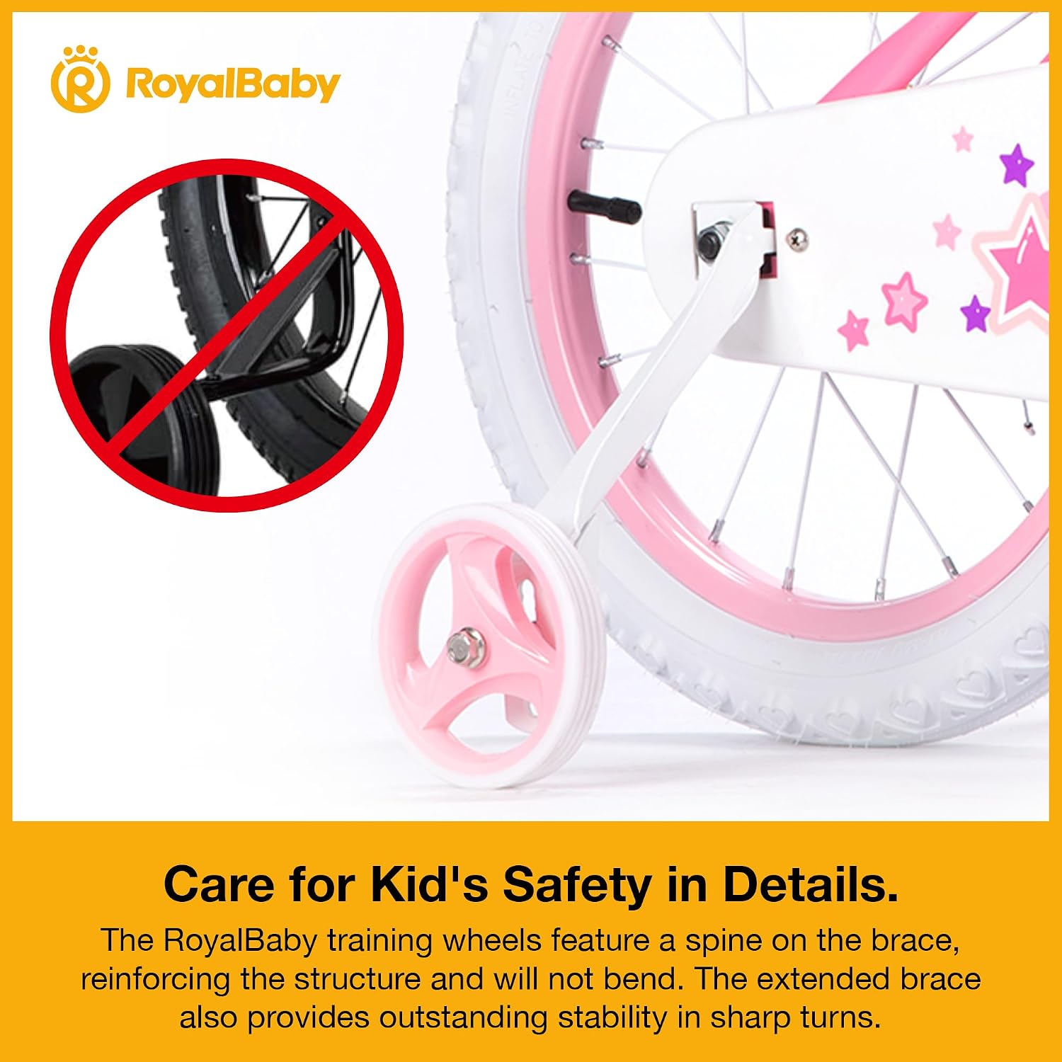 RoyalBaby Girls Bike Classic & EZ Kids Bike, Balance and Pedal Bicycle, 12 14 16 18 20 Inch Toddlers to Big Kids 3-10 Years