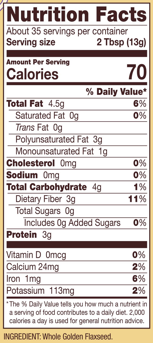 Bob's Red Mill Golden Flaxseed Meal, 16oz (Pack of 4) - Non GMO, Vegan, Paleo Friendly, Keto Friendly, Kosher