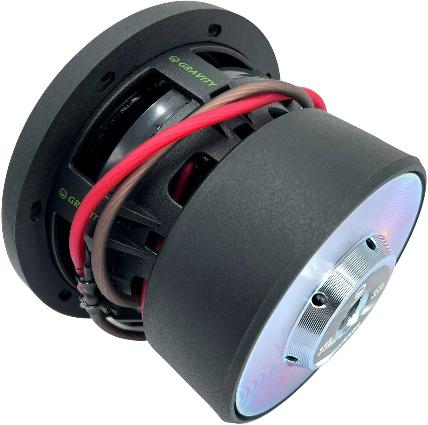 Gravity Car Vehicle Subwoofer Audio Speaker - 15 Inch Competition Grade Pressed Paper Cone, 2 Ohm DVC, Advanced Air Flow