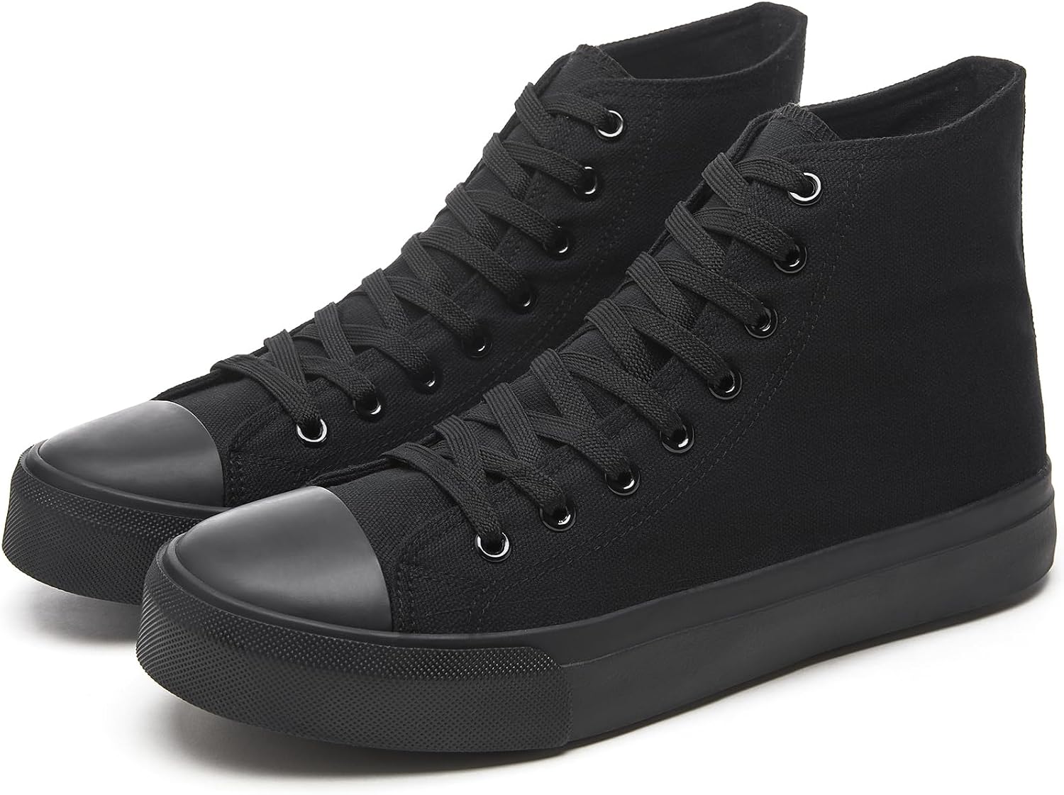 yageyan Men’s High Top Canvas Sneakers Fashion Lace up Walking Shoes Casual Classic