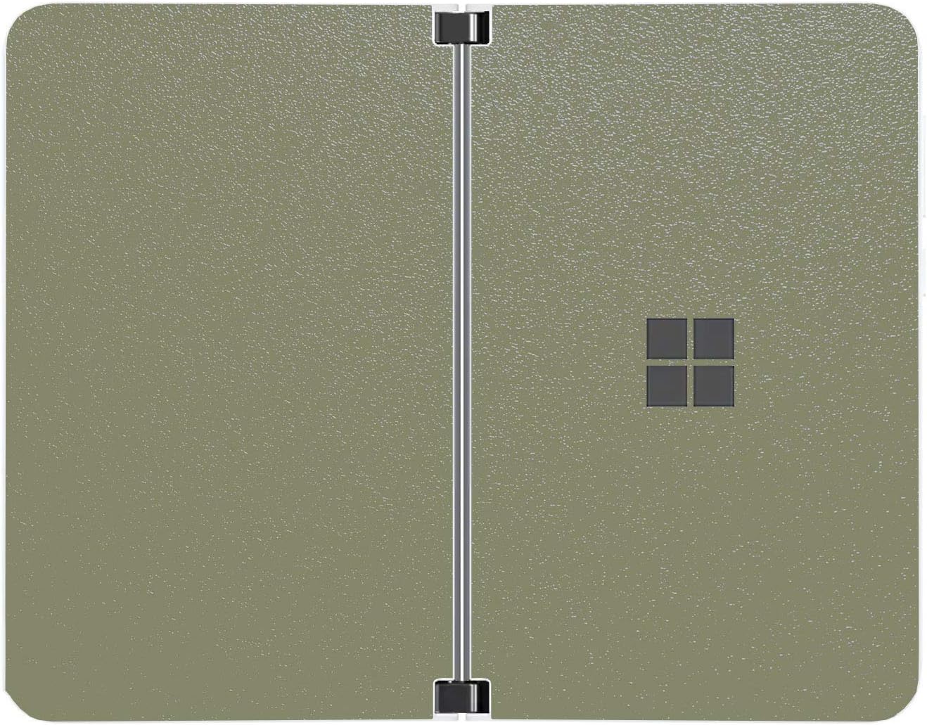 SopiGuard Sticker for Surface Duo Phone Edge-to-Edge Precision Vinyl Skin Wrap (Leather Textured)