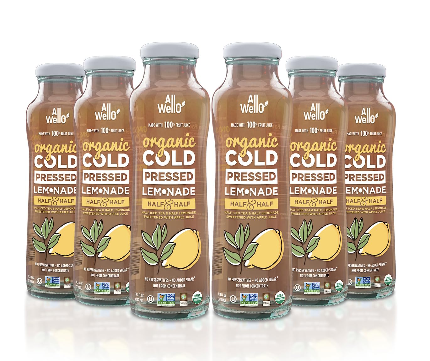 Organic Juice Variety Pack, Cold-Pressed, Non-GMO, 6 Pack