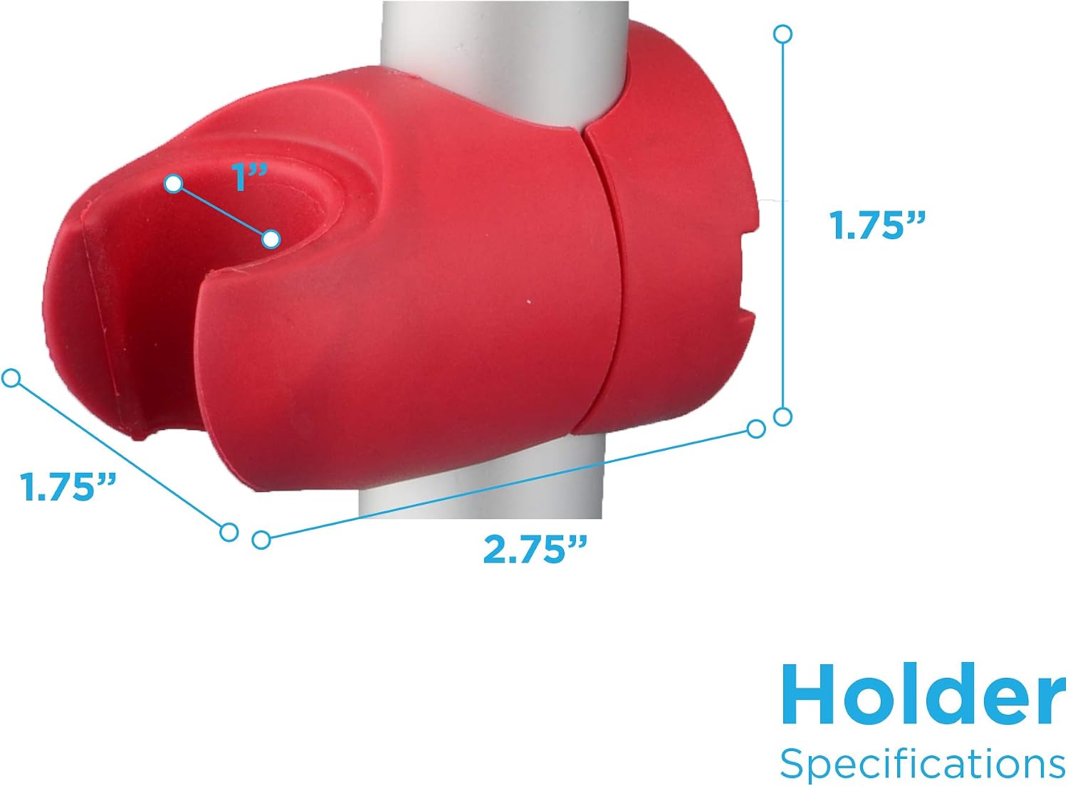NOVA Handheld Shower Holder Attachment for Bath Seats & Transfer Benches – Universal Mount for Bath Stool, Shower Commode & Chairs, Adjustable
