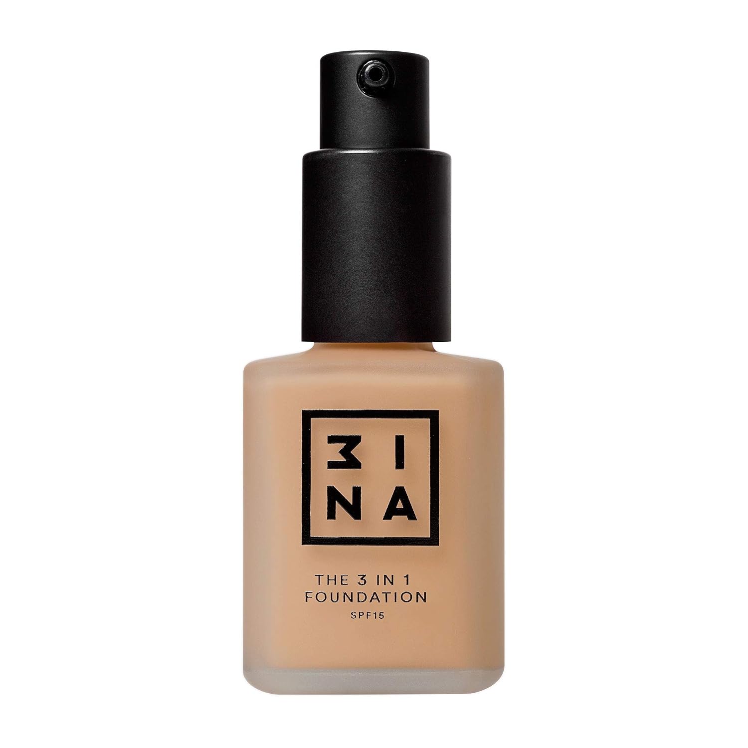 3INA The 3-in-1 Foundation – Liquid Foundation with SPF 15 – 12-Hour, Light to Medium Coverage – Skincare, Concealer, Coverage in One – 213 – 1.01 oz